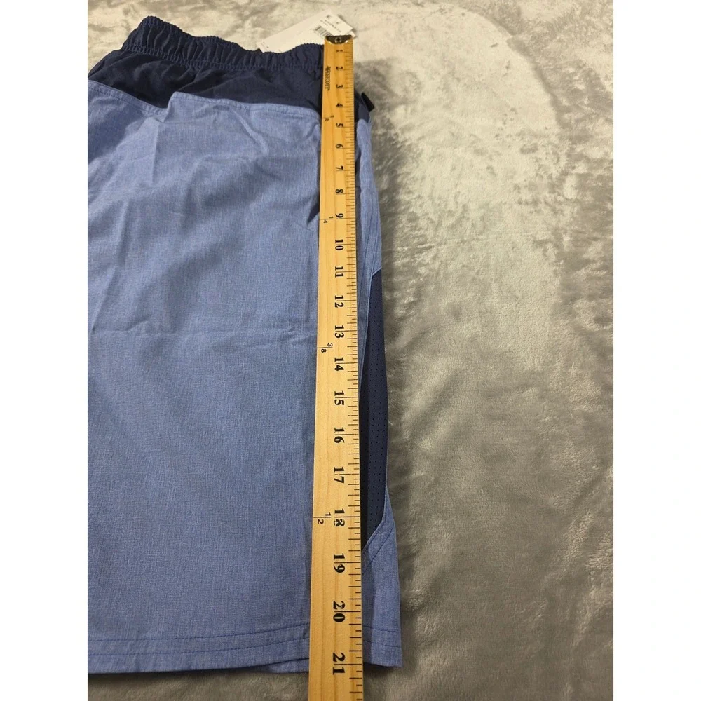 Nike Swim Trunks Lined Shorts Mens 3XL Blue Heathered 4-Way Stretch NWT